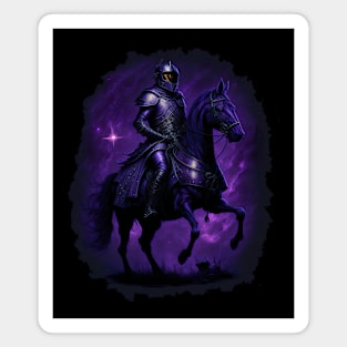 "Warrior of the Night: A Magical Warrior Embracing Splendor" Magnet